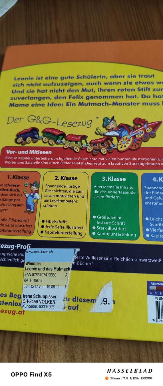 Bücher: Leonie und das Mutmachmonster – Gebraucht aus Volken von katz5 5