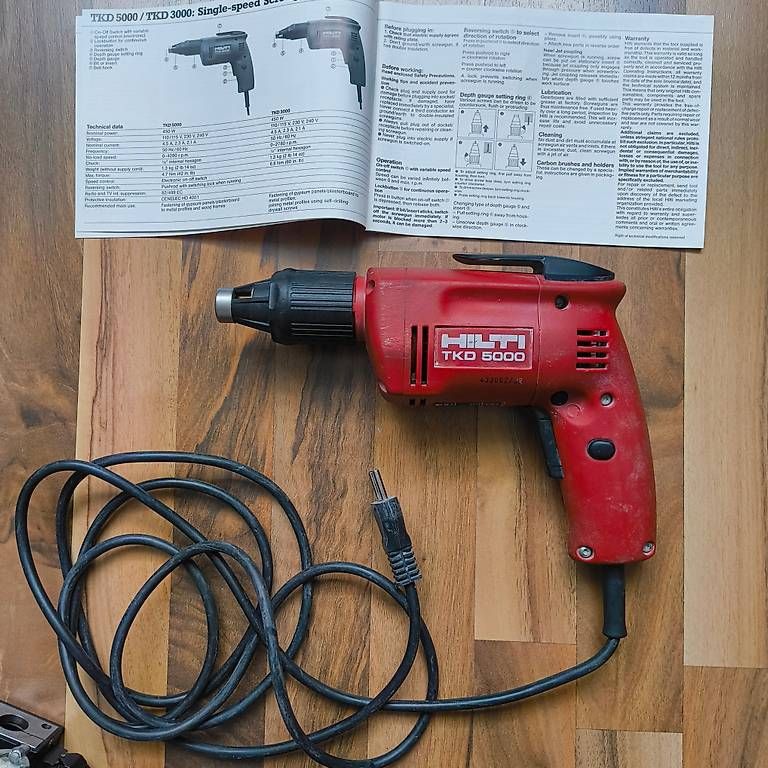Tutte le macchine: Hilti Trockenbauschrauber TKD 5000 – Usato da Pratteln venduto da mattia51 3