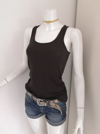 🤩MANGO BASIC TANK TOP SCHWARZ & D&G P.