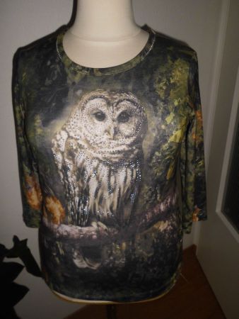 T-shirt avec hibou T. M