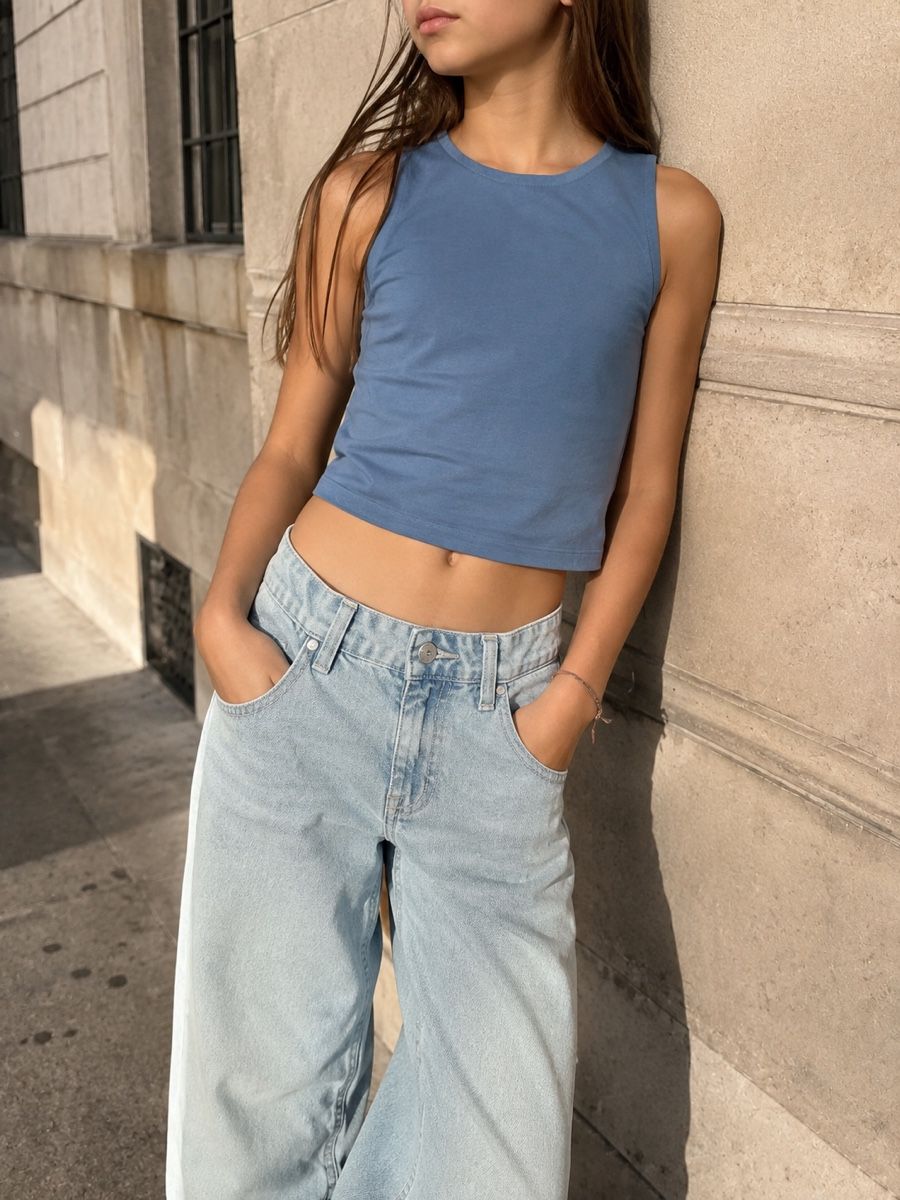 Zara Blusen, T-Shirts & Tops: DÉBARDEUR BLEU ZARA – Neu (gemäss Beschreibung) aus Lausanne von mar_6snp