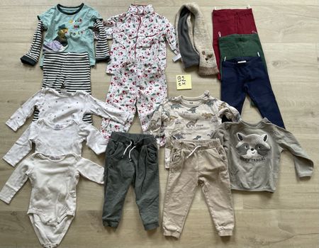 Kinder Kleiderpaket Gr. 92 – Herbst/Winter – 15 Teile 