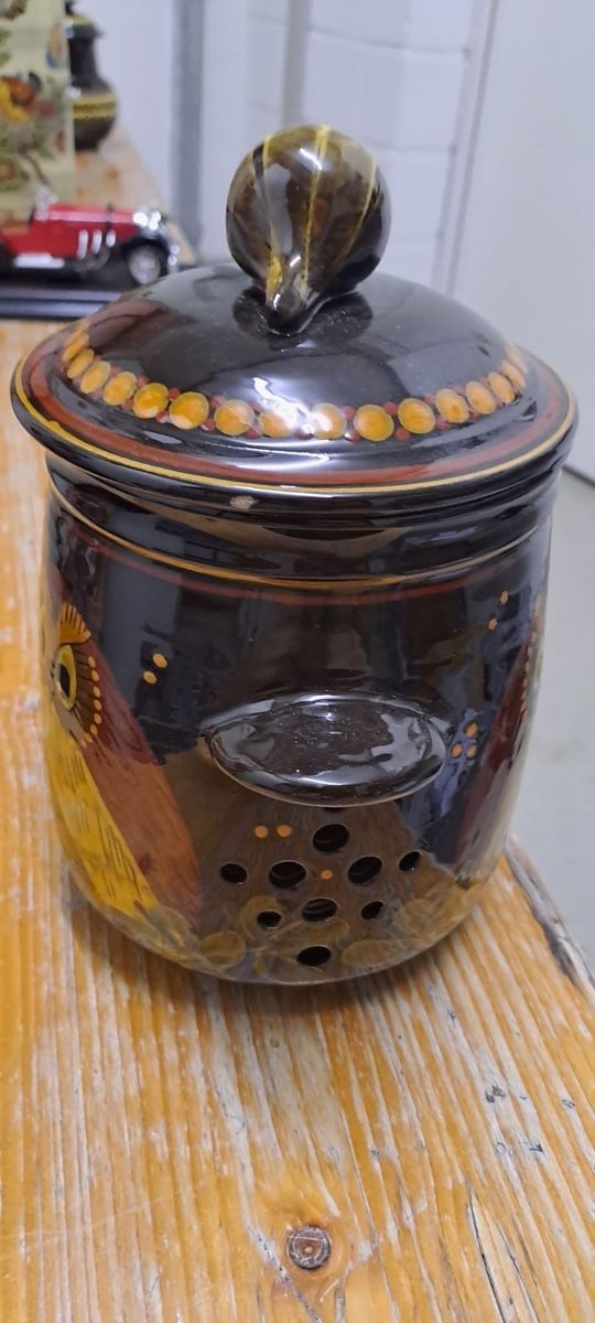 Pentole: Keramiktopf mit Eulenmotiv, braun, mit Deckel – Usato da Mülchi venduto da jas_bqy2 1