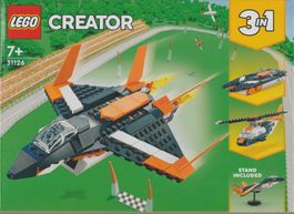 LEGO CREATOR 3 IN 1 31126 JET SUPERSONICO  new
