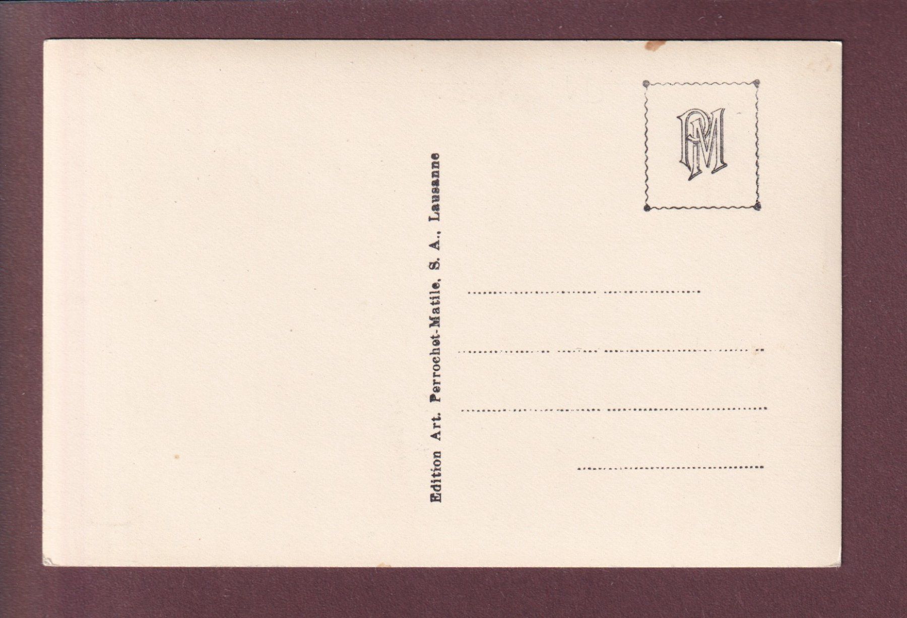 Cartoline postali: MONTHEY - Intérieur de l'Eglise – Usato da Pully venduto da nicecards 1