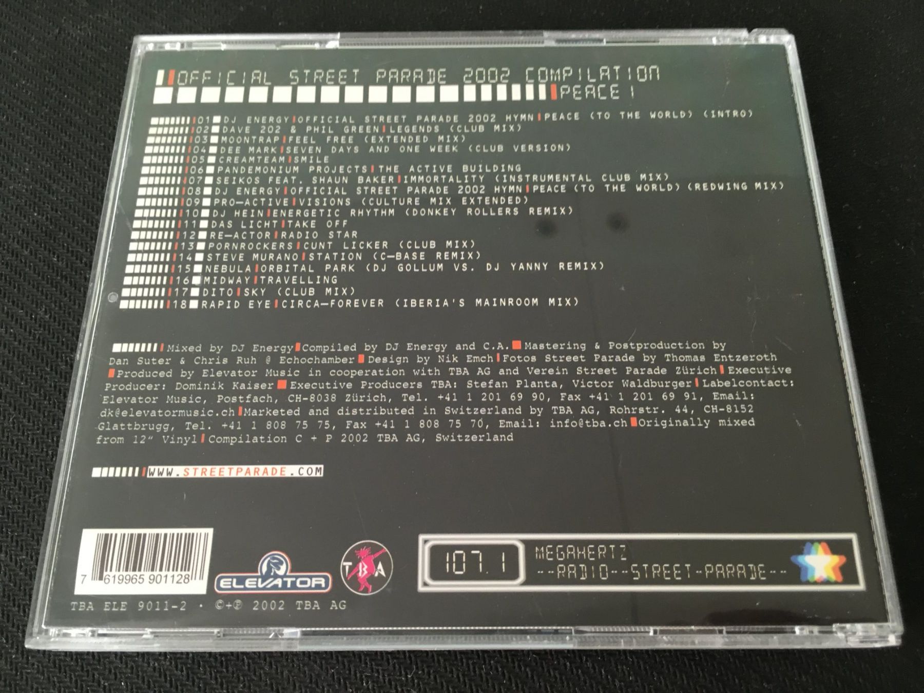 CDs: Street Parade 2002 -CD- – Gebraucht aus St.Gallen von MedienJoe 2