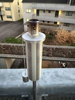 5 Edelstahl-Gartenfackeln / Ölfackeln