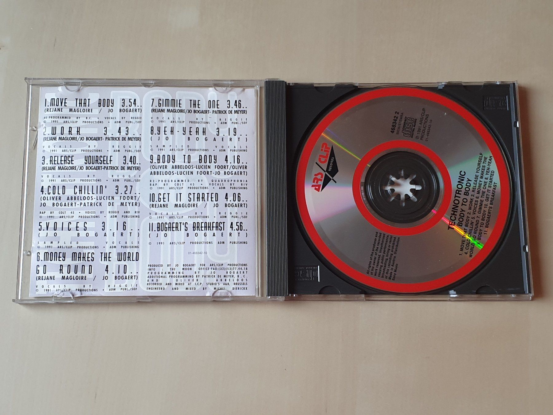 CDs: Technotronic Body to Body – Gebraucht aus Stansstad von collectorsshop 2