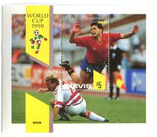 Block "Fussball". Nevis.