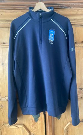 Bogner Sweat  Troyer in Navy Blue