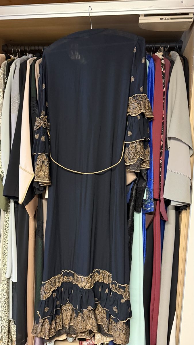 Vestiti: Boho-Maxikleid / Kaftan in Scharz&Gold gr M – Nuovo (secondo la descrizione) da Haslen GL venduto da rana04 2