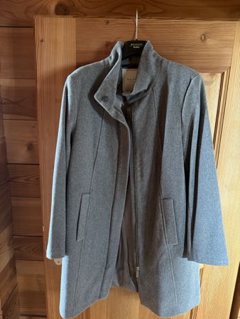 Coat Part Two - grey size 40 Italian fabric