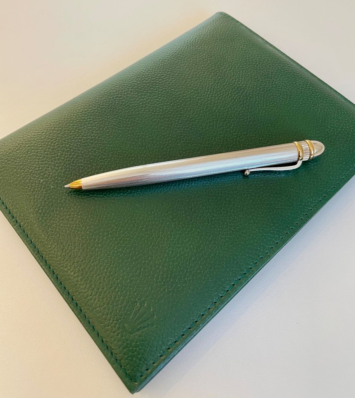 Blocs de correspondance: Exklusives Rolex Notizbuch in Ledereinband und mit Stift – D'occasion à Basel par Ch2005 4