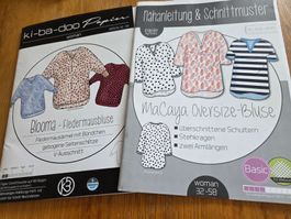 Schnittmuster Oversize - Bluse /  Fledermausbluse