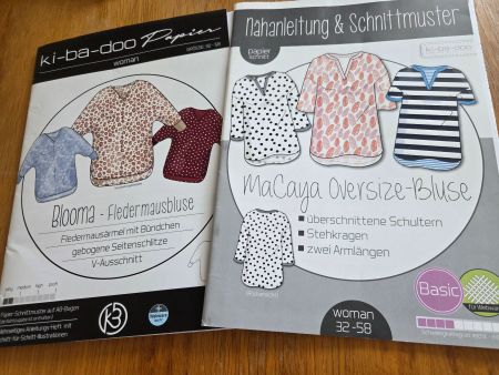 Schnittmuster Oversize - Bluse /  Fledermausbluse