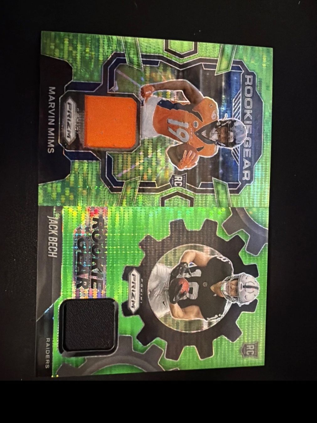 Panini Carte collezionabili: Panini Prizm Marvin Mims & Jack Bech Patch Rookie – Nuovo (secondo la descrizione) da Winterthur venduto da stipooo97