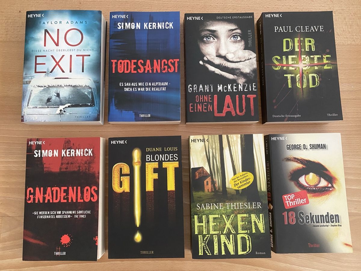 Bücher: Bücherpaket Thriller – Gebraucht aus Rümlang von sno_w8yd 1