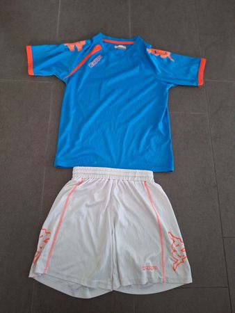Kappa Fussballdress Gr. 152 blau/weiss