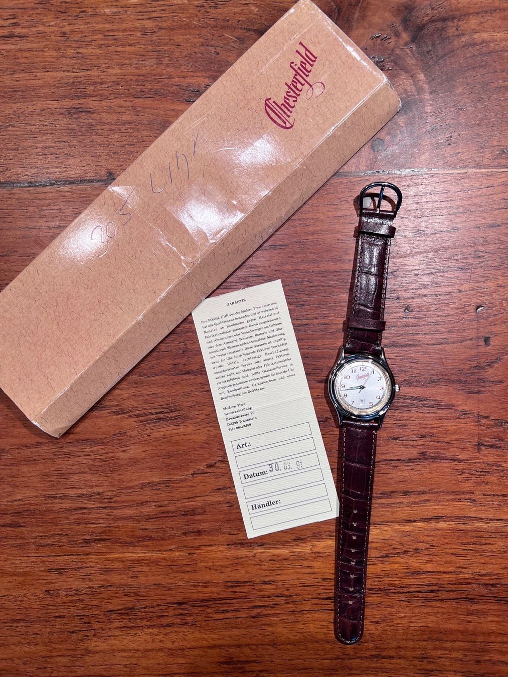 Fossil Orologi: Fossil Uhr 1989, eine der Ersten – Nuovo (secondo la descrizione) da Richterswil venduto da Solemare47Nicole 3