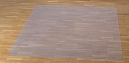 Bodenmatte transparent rechteckig 88x120 cm