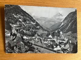Ancienne carte postale / Alte Postkarte Wassen