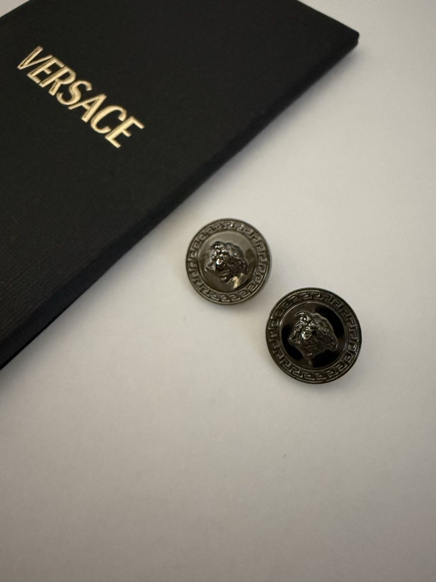 Bottoni: 2x VERSACE GUNMETAL BUTTONS KNÖPFE – Nuovo (secondo la descrizione) da Baden venduto da agora_newgeneration 3