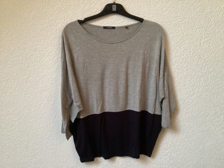 OPUS Shirt Grau/Schwarz Gr. 36 Ideal für den Übergang!lässig