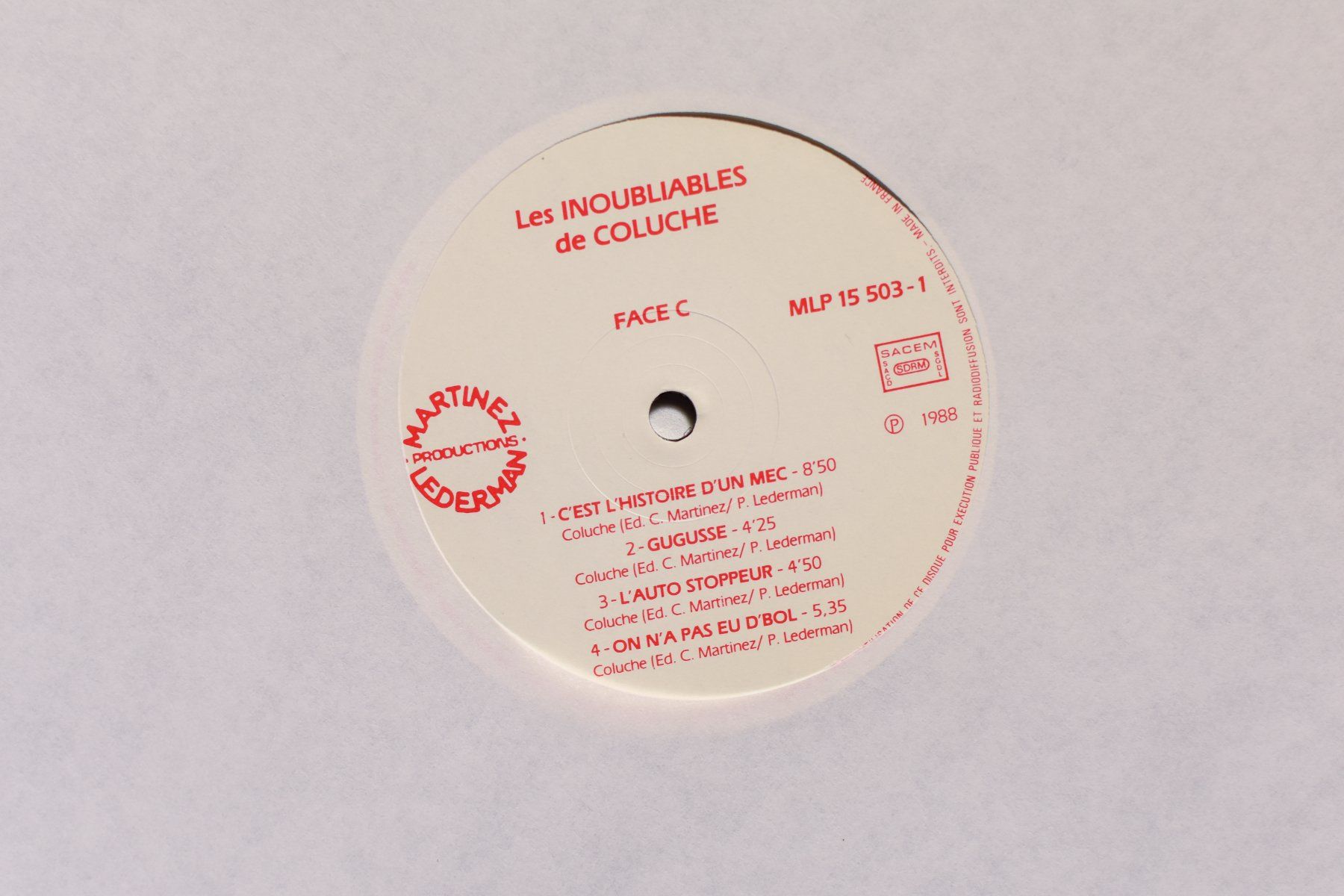 Dischi in vinile: Coluche - Les Inoubliables de Coluche – Nuovo (secondo la descrizione) da Belmont-sur-Yverdon venduto da ag97 5