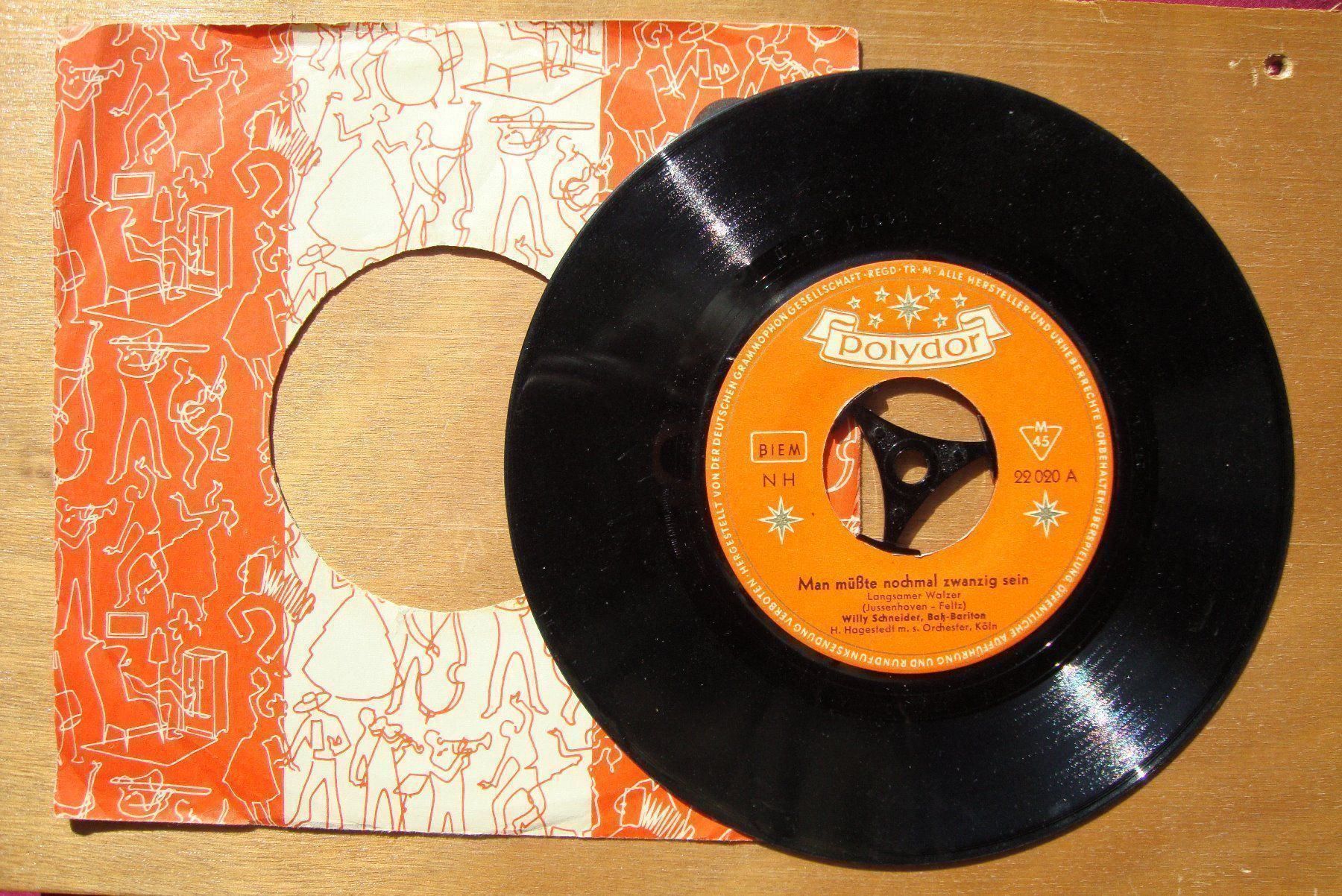 Dischi in vinile: MAN MÜSSTE NOCHMALS 20 SEIN -W.SCHNEIDER – Usato da Bern venduto da Uli_10_11
