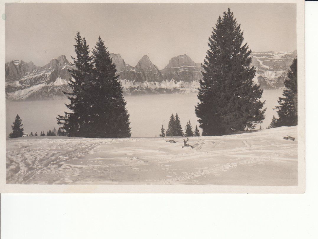 Cartoline postali: Flumserberg Churfirsten 1930 – Usato da Bürglen TG venduto da StampGraf