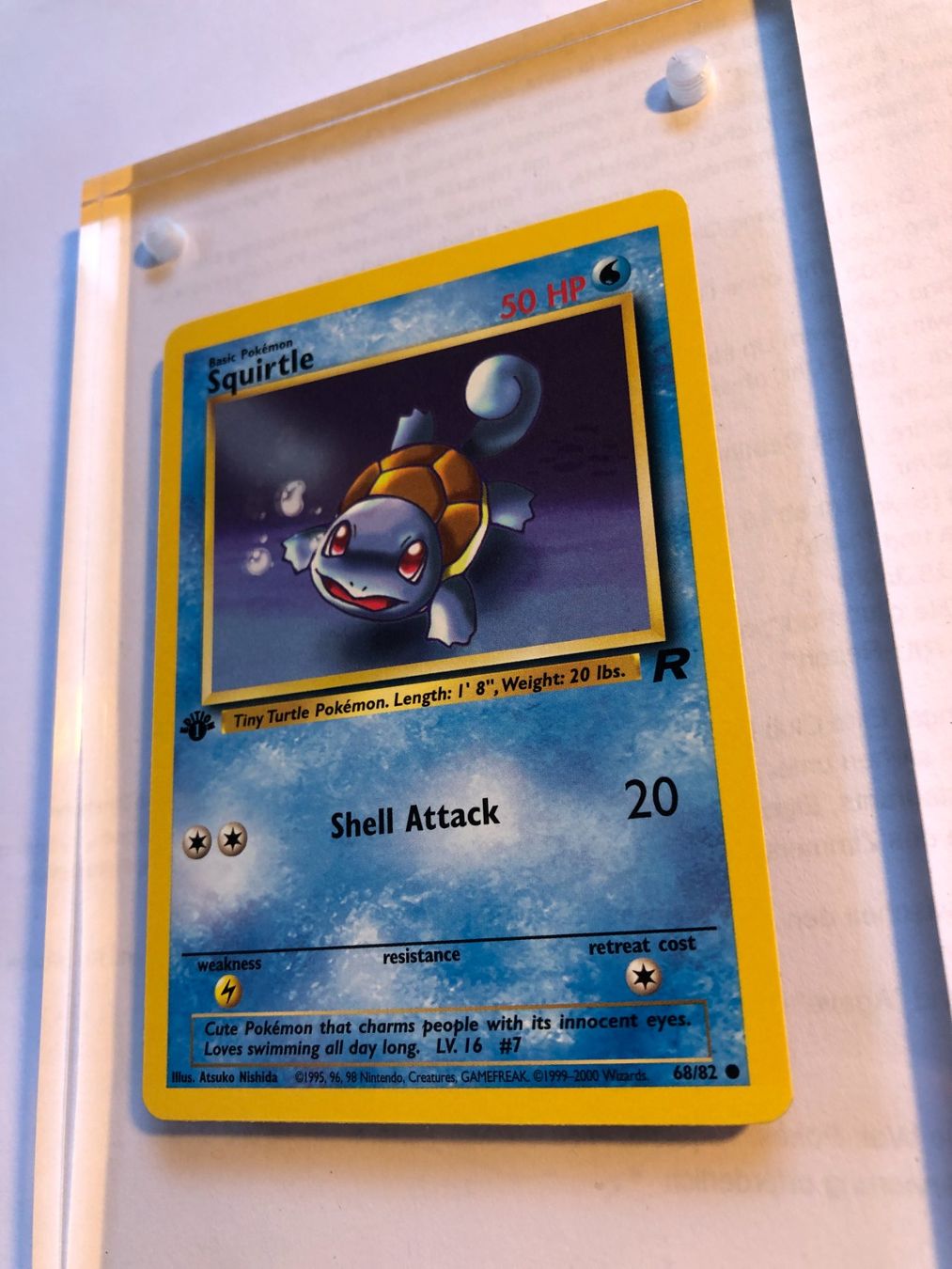 Sammelbilder & Trading cards: Squirtle 1st Team Rocket - MINT - ab 1.- – Gebraucht aus Giubiasco von dan_pr8b 2