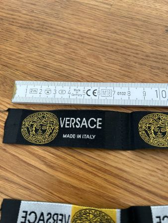 Markenetikett "Versace" zum Nähen für Kleider