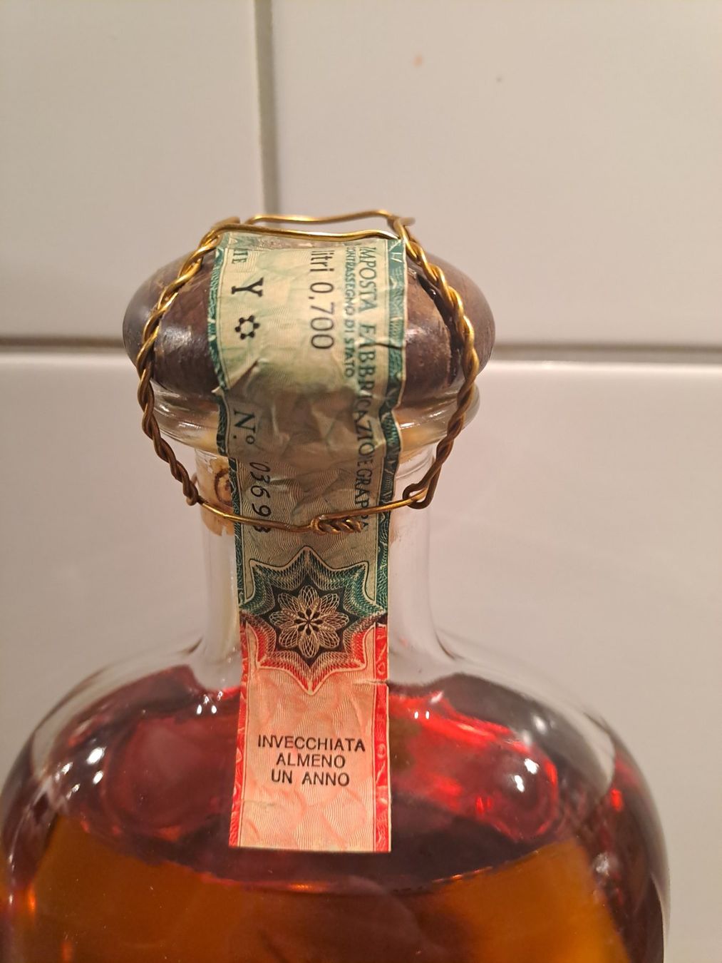 Berta Spirituosen: Berta Grappa BRICDELGAIAN 1990 – Neu und originalverpackt aus Elsau von Kellerraeumung 6