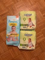 Lot de couches Pampers taille 3 et MyBaby taille 4