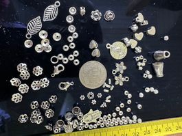 100 Stück Schmuckzubehör Abstandshalter  Ringe Restposten