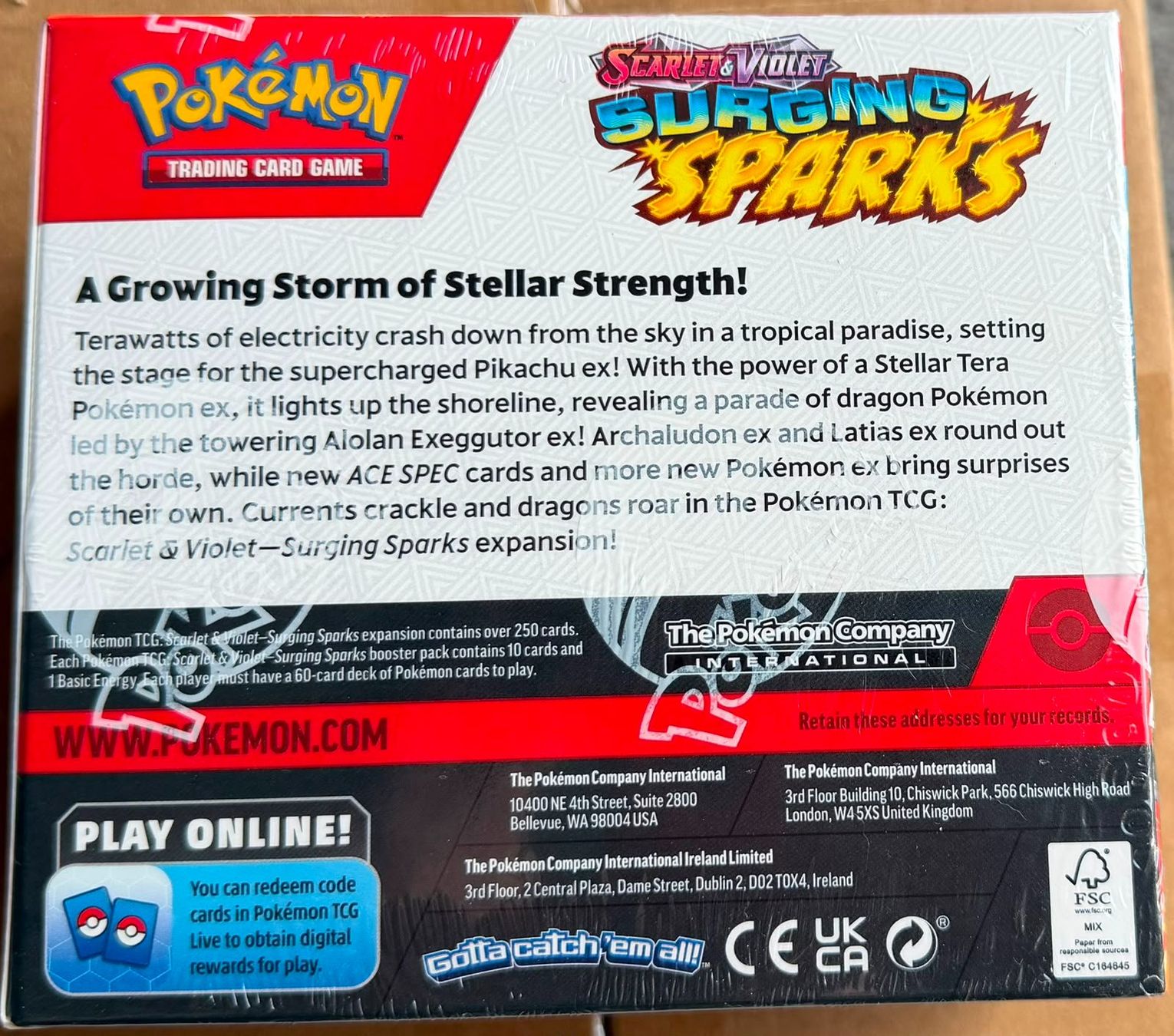 Pokémon Sammelbilder & Trading cards: Pokémon - Surging Sparks SV08 - Booster Box – Neu und originalverpackt aus Arnegg von Borgimanio 2