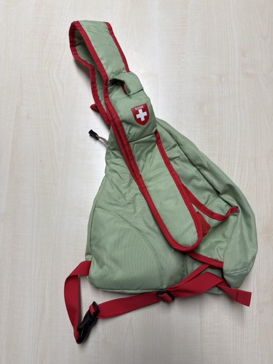Zaini: Switcher Bag, grün/rot – Usato da Schaffhausen venduto da Pfurrisprutz 1