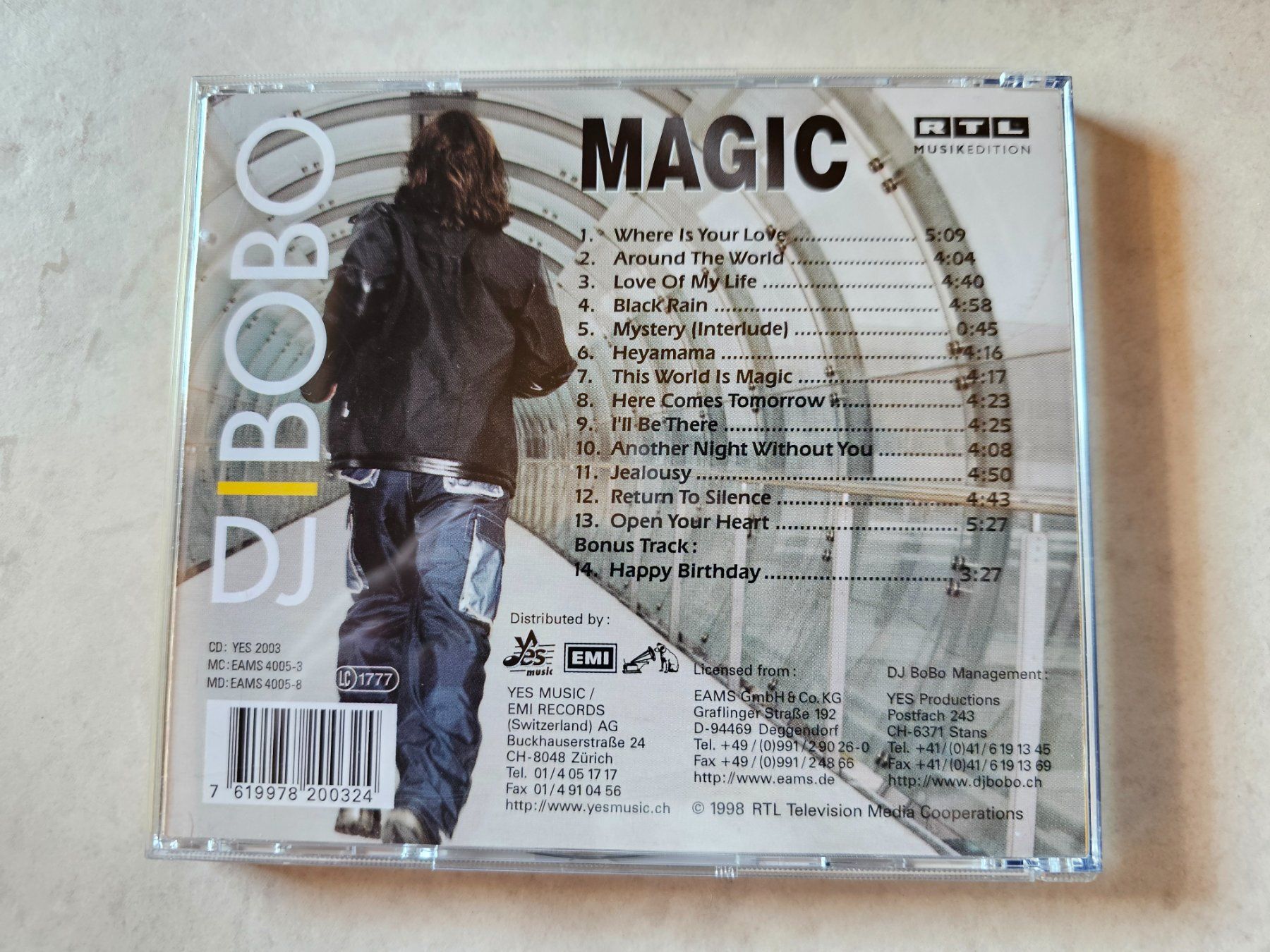 CD: Dj Bobo  -  Magic  /  Limited Edition – Usato da Schneisingen venduto da backstore24 1