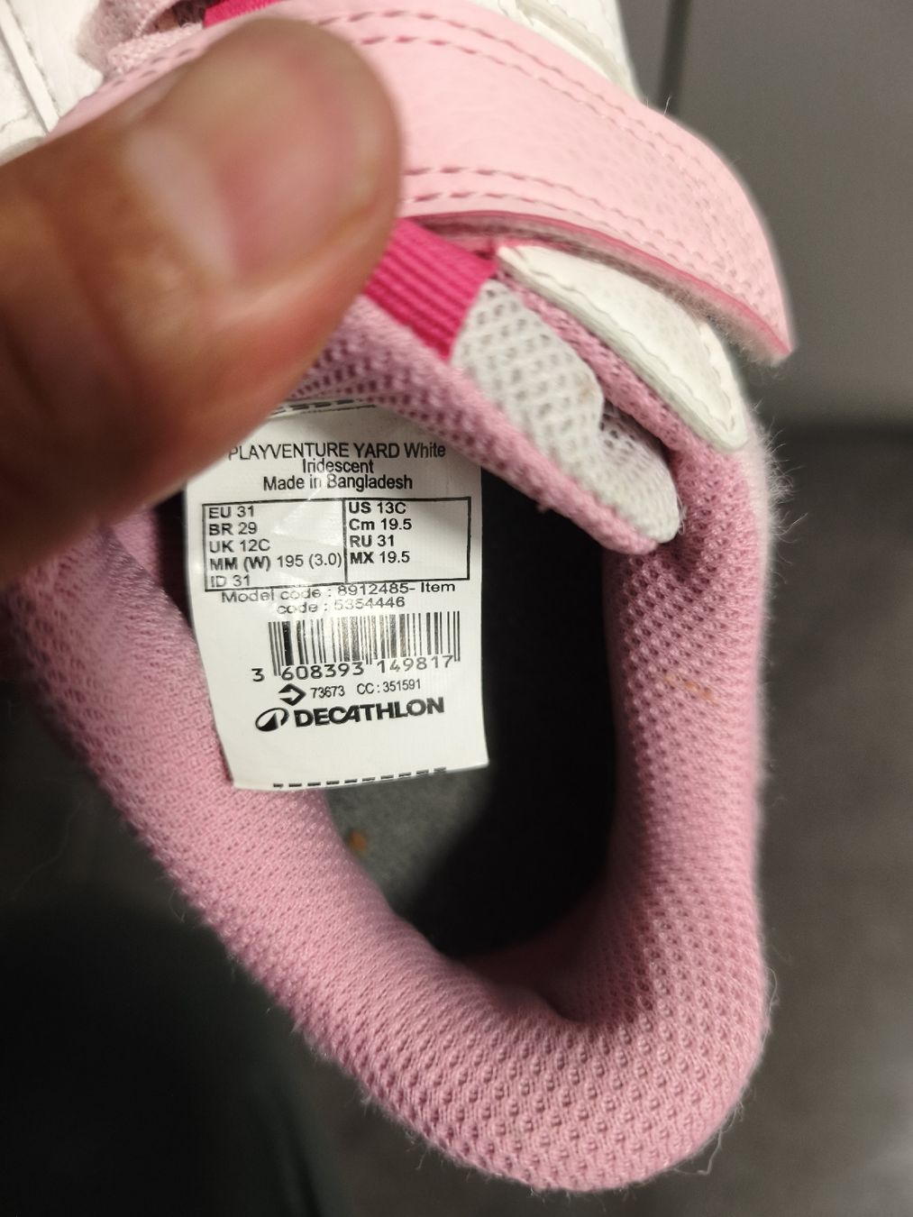 Decathlon Scarpe per ragazzi: Decathlon Kinder-Sneaker – Grösse 31 – Nuovo (secondo la descrizione) da Chur venduto da tun_dy8m 2