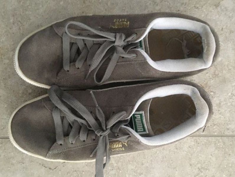 Puma Damenschuhe: Puma  Sneaker grau Gr. 39 Wildleder – Gebraucht aus Servion von josephine22