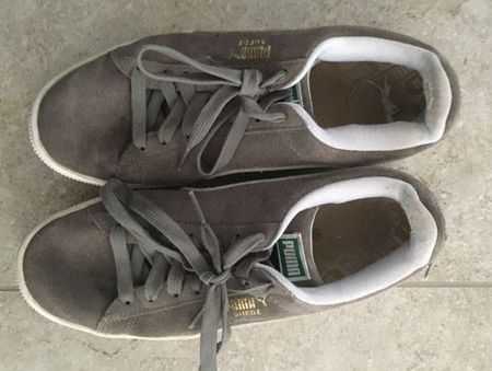 Puma  Sneaker grau Gr. 39 Wildleder