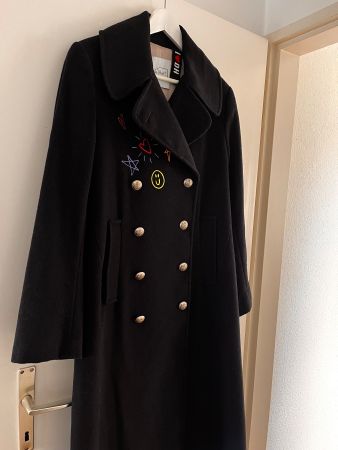 Designer Wintermantel De’Hart Italy Dunkelblau – Neu