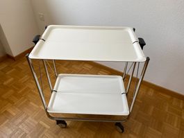 Servierwagen Zusammenlegbar weiss