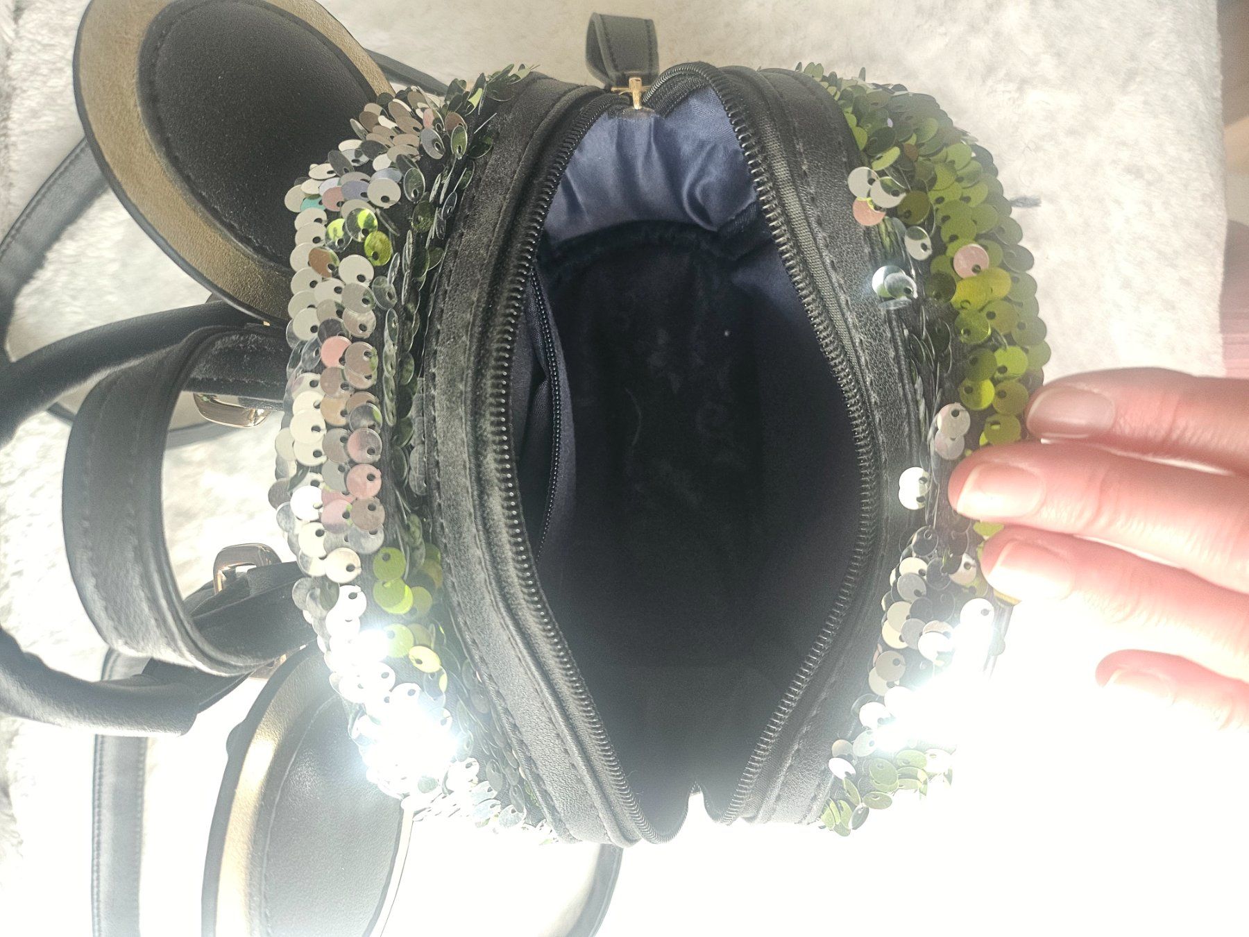 Borse & Zaini: Süsser Pailletten Rucksack Mouse Style – Usato da Bettlach venduto da Anschyellie 1