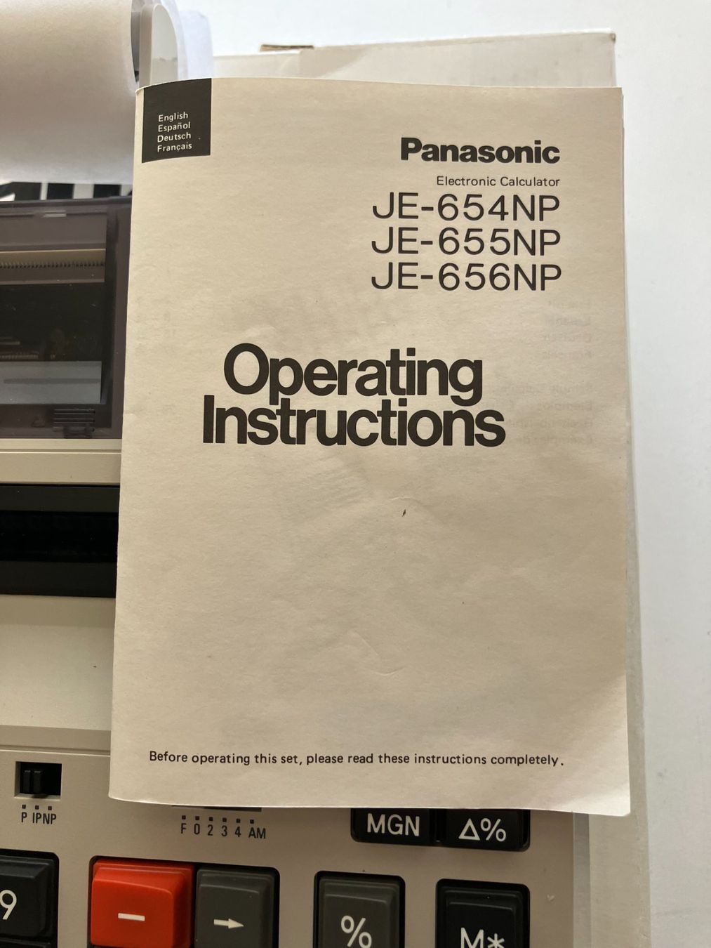 Panasonic Calcolatrici tascabili: Tischrechner PANASONIC – Usato da Aadorf venduto da heiluz15 2