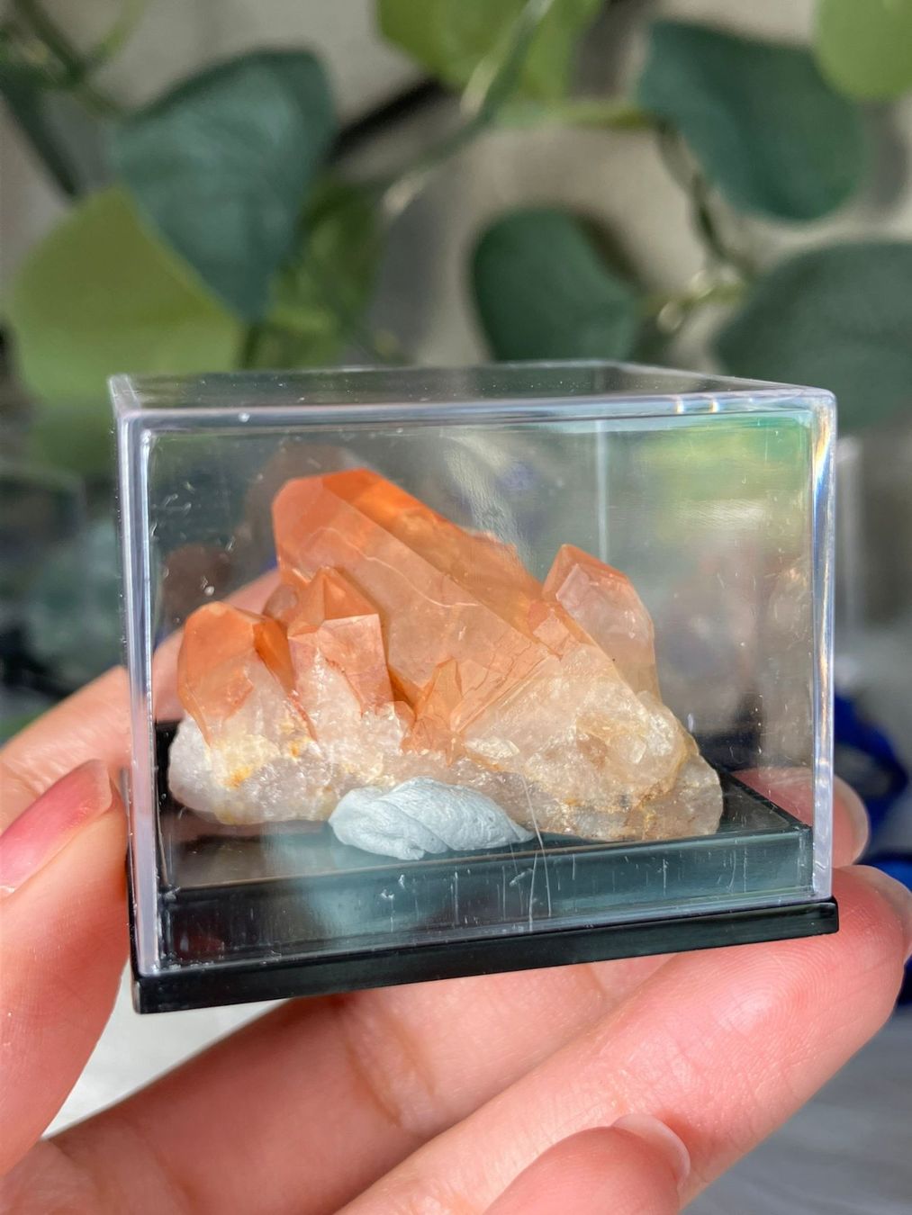 Minerali & Pietre curative: Tangerine Quarz-Cluster – Usato da Neuheim venduto da m.hald 4