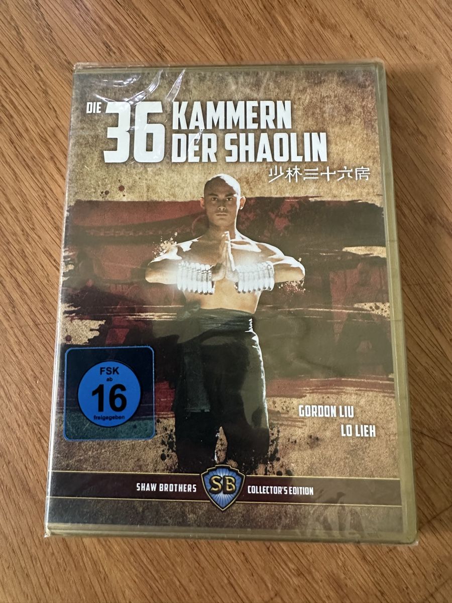 Alle DVDs: Die 36 kammern der Shaolin DVD Bluray neu – Neu und originalverpackt aus Benken ZH von Audi-erich