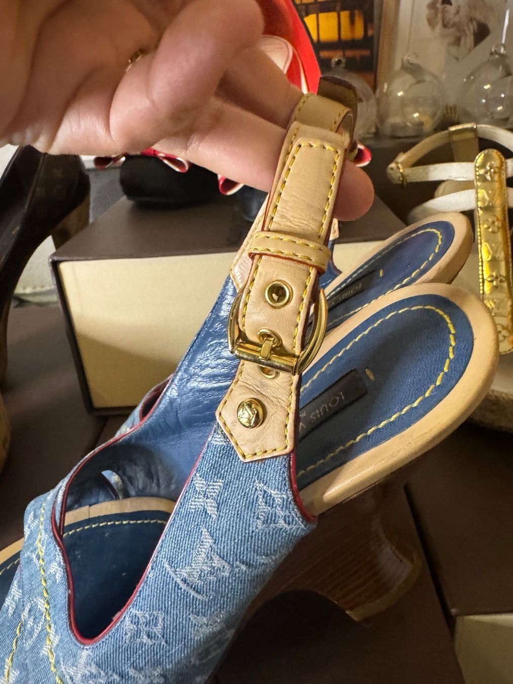 Louis Vuitton Scarpe da donna: LOUIS VUITTON ESCARPINS SLING SANDALS – Usato da Les Geneveys-sur-Coffrane venduto da LVMM 3
