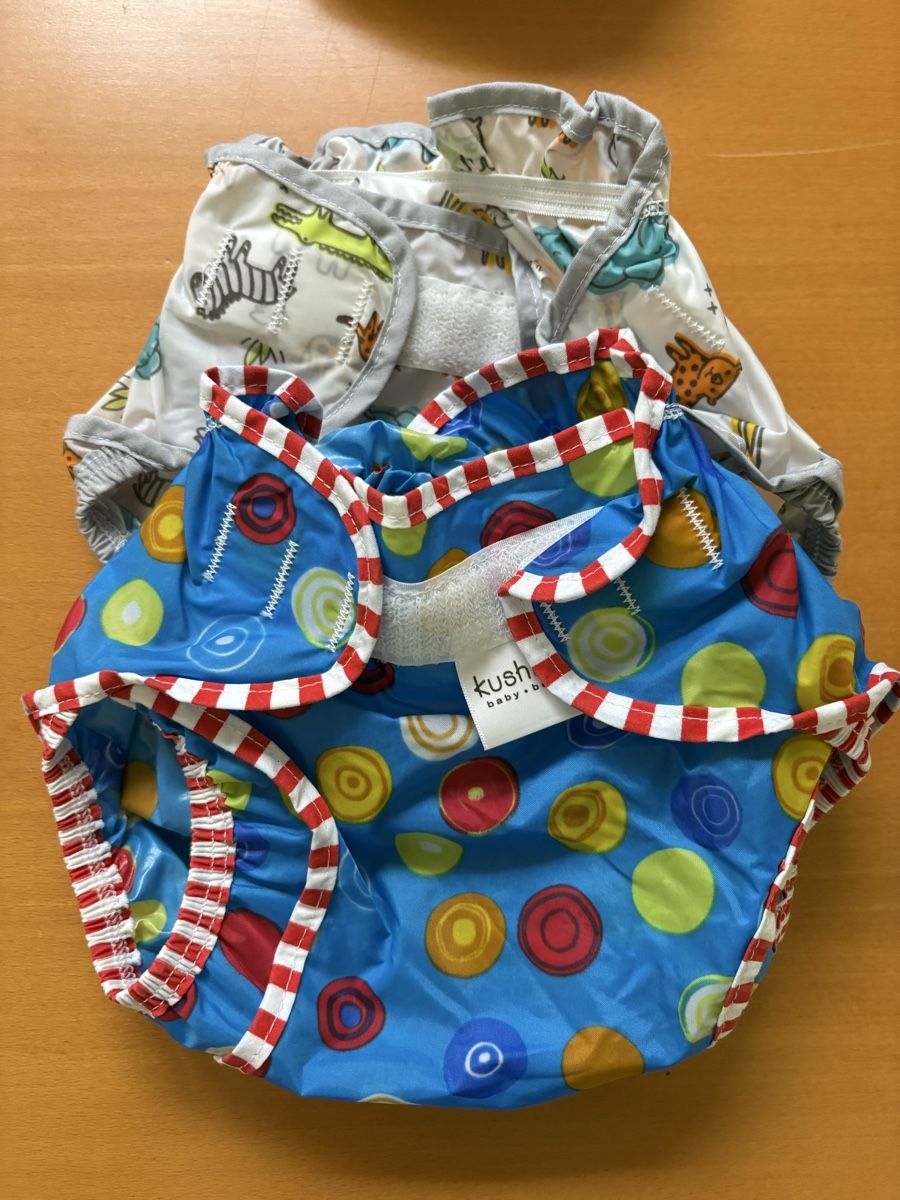 Secchi per pannolini & Pannolini: Stoffwindel Paket Newborn – Usato da Oberwil BL venduto da Kat4123 4