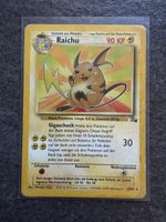 Pokémon Karte Raichu 29/62 deutsch gebrauchter Zustand
